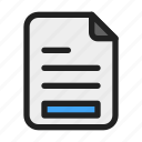 footer, file, document, business, office