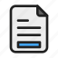 footer, file, document, business, office 
