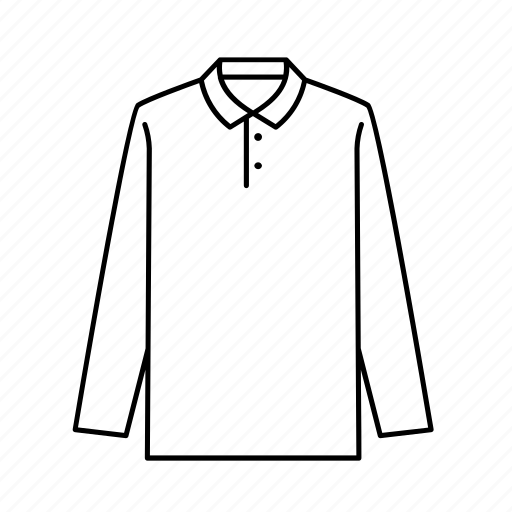 Longsleeve, poloshirt, male clothes, garment, polo, shirt, sweatshirt icon - Download on Iconfinder