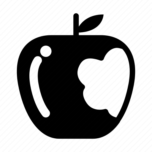 Apple, fruit, fresh, garden, bite icon - Download on Iconfinder