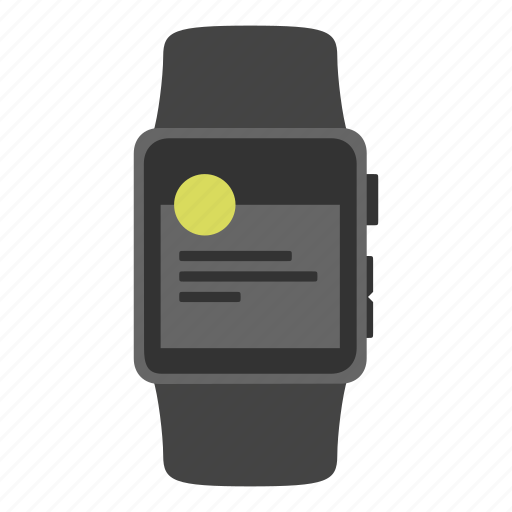 Apple watch, gadget, notification, push, timepiece icon - Download on Iconfinder