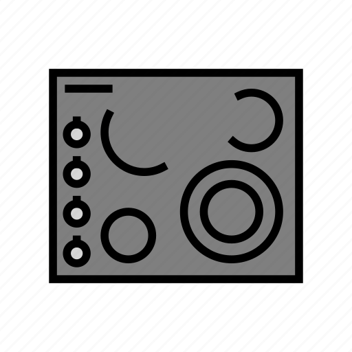 Electric, cooktop, appliances, domestic, equipment, washer icon - Download on Iconfinder