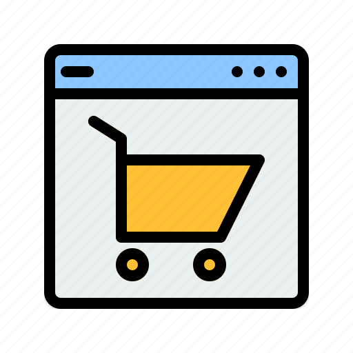 Website, browser, applications, shoping, ecommerce, cart icon - Download on Iconfinder