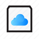 cloud, storage, upload, backup, save