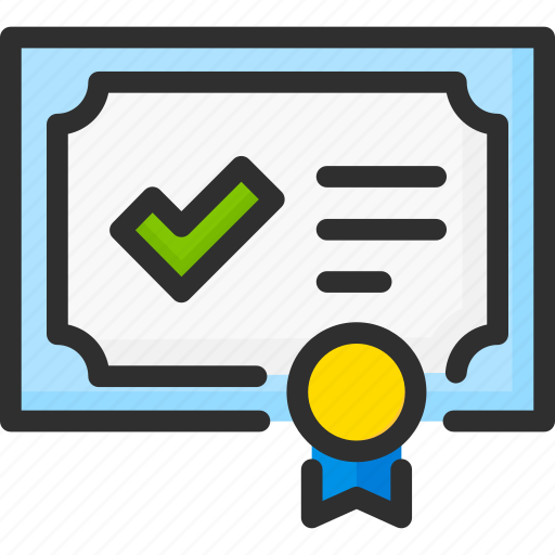 Approve, certificate, check, diploma, mark, ok, tick icon - Download on Iconfinder