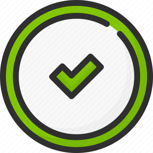 Approve, check, circle, mark, ok, tick icon - Download on Iconfinder