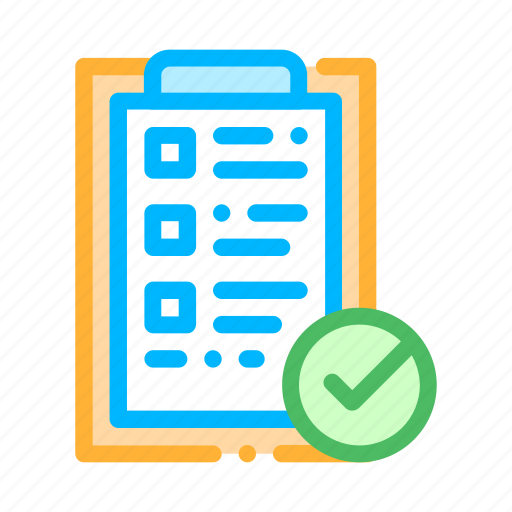 Approved, check, clip, list, tablet icon - Download on Iconfinder
