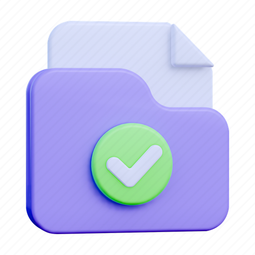 Folder done, folder, documents, office, paper, data, file icon - Download on Iconfinder