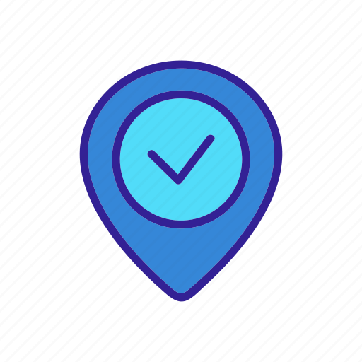 Approve, approved, contour, linear, web icon - Download on Iconfinder