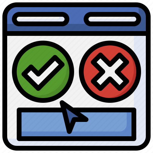 Quality, control, consent, survey, approve, correction icon - Download on Iconfinder