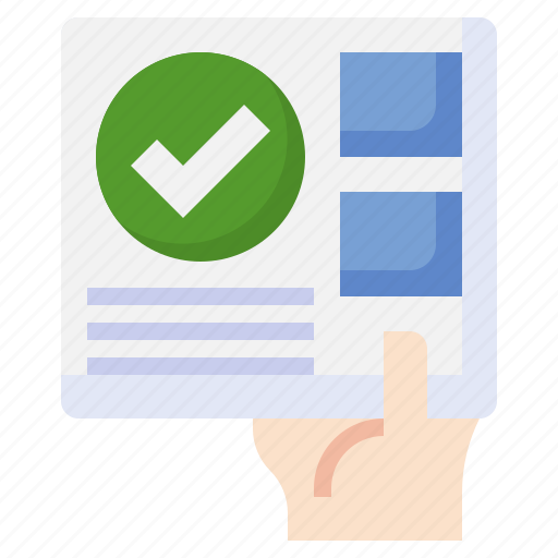 Assurance, quality, control, correction, survey, consent icon - Download on Iconfinder