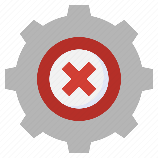 Negative, settings, close, rejected, no, sign icon - Download on Iconfinder