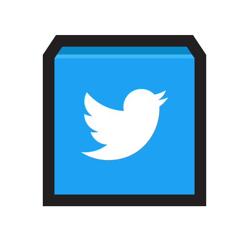 Follow, tweet, social media, twitter app icon - Free download