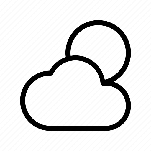 Cloud, overcast, weather, cloudy, sunny, forecast, sun icon - Download on Iconfinder