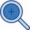 search, find, glass, magnifier, zoom