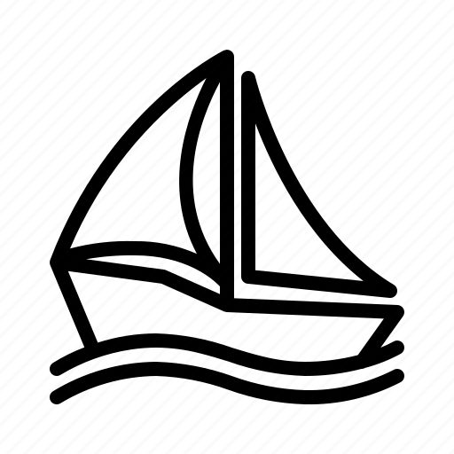 Aquaculture, fishing, sail, ship, boat, sailboat, sailing icon - Download on Iconfinder