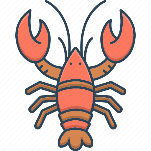 Crayfish, langouste, lobster, pleopod, prawn, reptantia, shrimp icon - Download on Iconfinder
