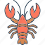 crayfish, langouste, lobster, pleopod, prawn, reptantia, shrimp 