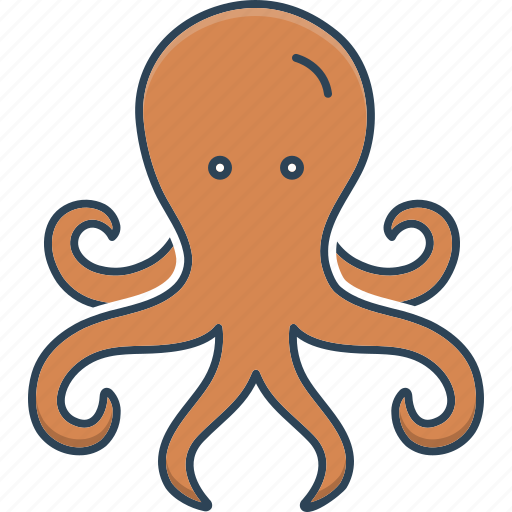 Cuttlefish, devilfish, feeler, monster, octopod, octopus, seafood icon - Download on Iconfinder