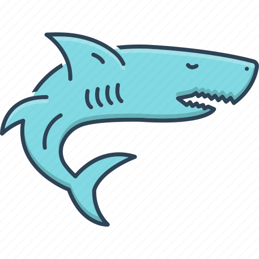 Aggressive, danger, great, large, predator, shark, underwater icon - Download on Iconfinder