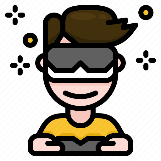 Virtual, reality, vr, ar, controller, drone, gamer icon - Download on Iconfinder
