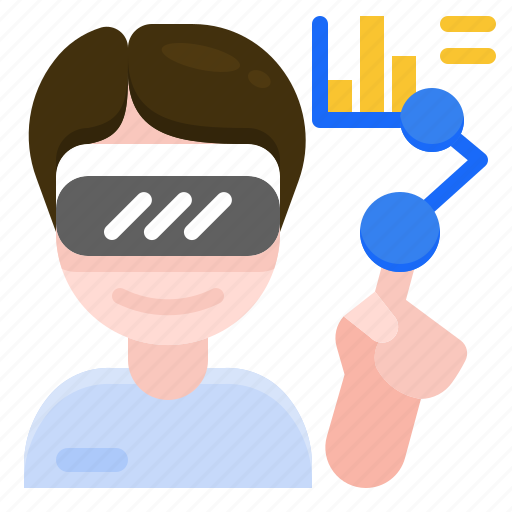 Data, analyst, big, virtual, reality, scientist, engineer icon - Download on Iconfinder