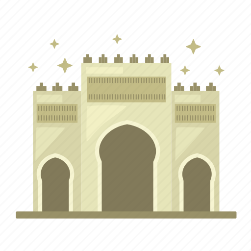 Arabic, culture, islam, ramadan, entrance gate, building, mosque illustration - Download on Iconfinder