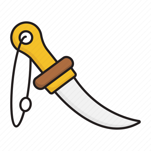Sword, hand knife, arabic, islamic, weapon, dragger knife icon - Download on Iconfinder