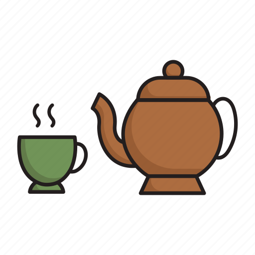 Artifact, kettle, cup, drink, hot coffee, teapot icon - Download on Iconfinder