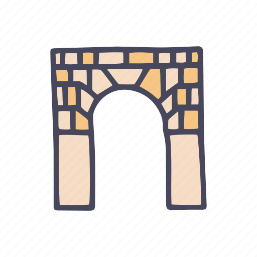 Arch, architecture, construction, gate, antique, greek, brick icon - Download on Iconfinder