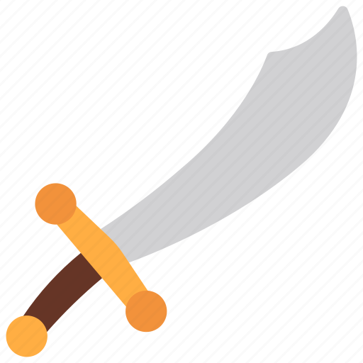 Scimitar, sword, weapon, blade, weaponry icon - Download on Iconfinder