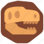 t, rex, skull, fossil, fossils 