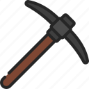 pickaxe, tool, dig, digging, weapon