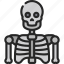 skeleton, skull, user, avatar, spooky 