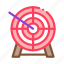 accuracy, archery, arrow, bullseye, center, target, wooden 