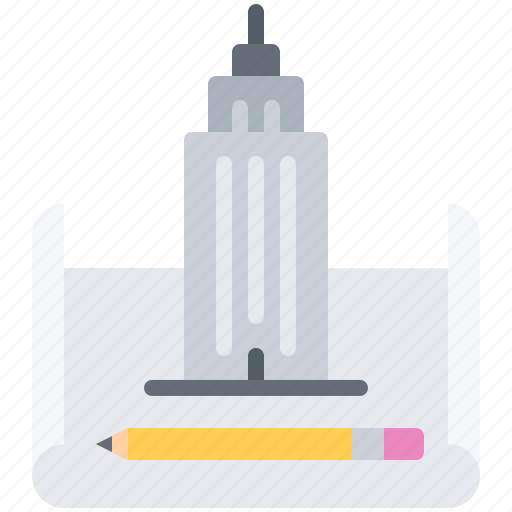 Drawing, pencil, building, architect, agency icon - Download on Iconfinder