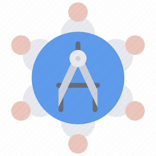 Group, team, people, compass, architect, agency icon - Download on Iconfinder
