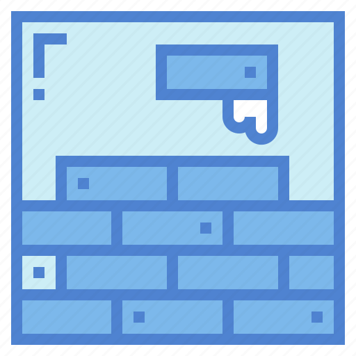 Brick, construction, masonry, tools, wall icon - Download on Iconfinder