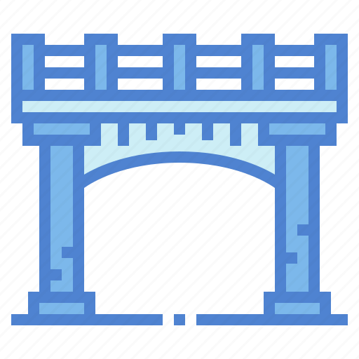 Architecture, bridge, river, structure icon - Download on Iconfinder