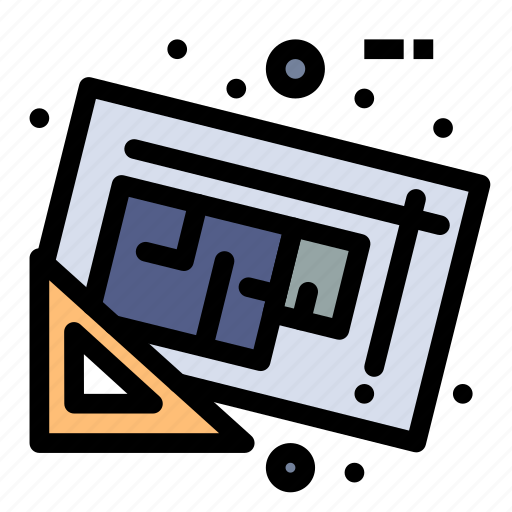 Blueprint, document, map, plan, tools icon - Download on Iconfinder