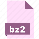 archive file format, bz2, document, extension, file format