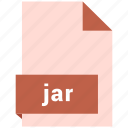 archive file format, document, extension, file format, jar