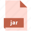 archive file format, document, extension, file format, jar 