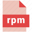 file format, rpm