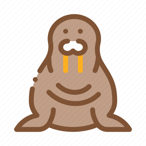 Animal, bear, iceberg, linear, ship, station, walrus icon - Download on Iconfinder