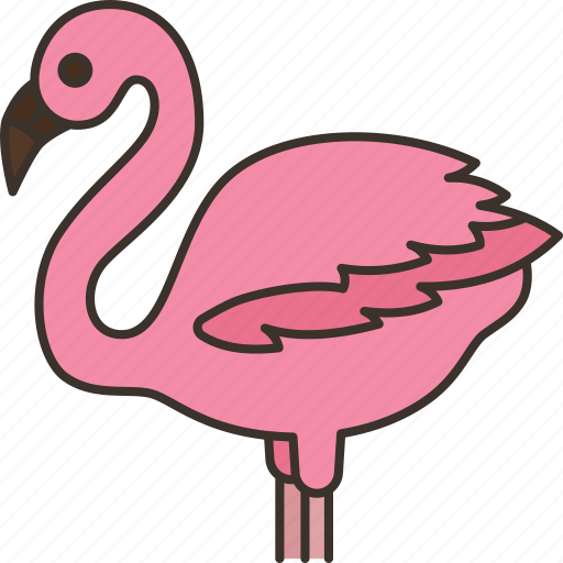 Flamingo, bird, animal, wildlife, safari icon - Download on Iconfinder