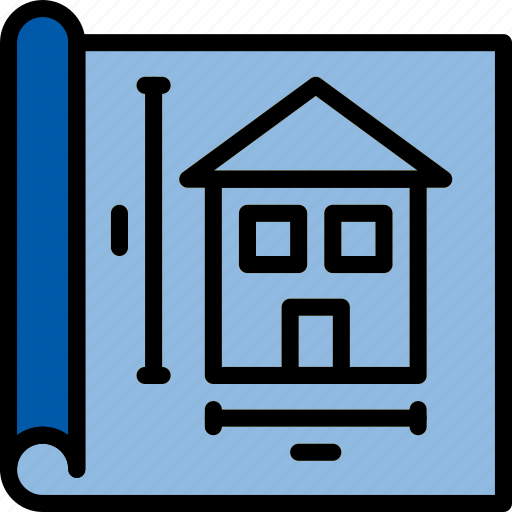 Architecture, blueprint, building, estate icon - Download on Iconfinder