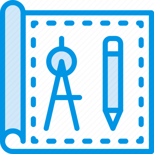 Architecture, blueprint, building, estate, tools icon - Download on Iconfinder