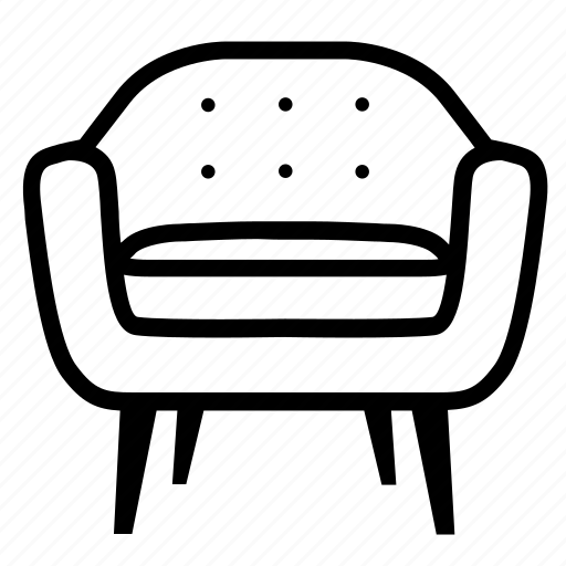 Armchair, comfort, furniture, livingroom, lounge, relax, sofa icon - Download on Iconfinder