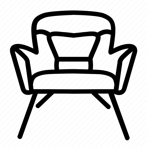 Armchair, comfort, furniture, livingroom, lounge, relax, sofa icon - Download on Iconfinder